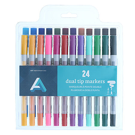 24 DUO TIP WASHABLE MARKERS #1 Michigan