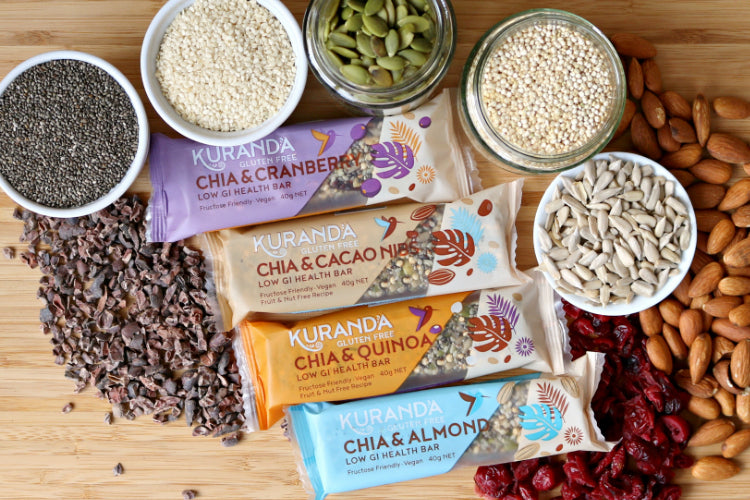 Low GI Gluten Free Chia Bars