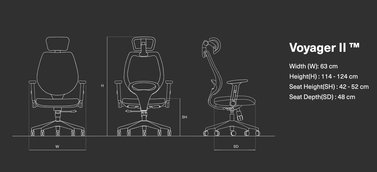 Wavebone Voyager II Ergonomic Studio Chair - Koala Audio