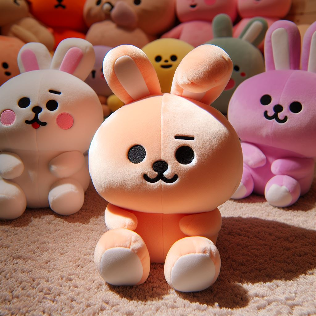 Cute and colorful custom plushies from PV fleece.