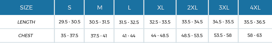 Socks Size Chart