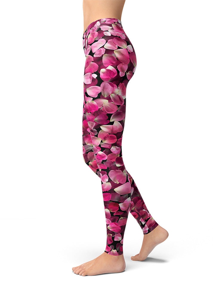 Rosa Rose Petals Leggings – Kamil Hajek