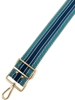 Patterned Strap in Blue - ELEVEN11 ACCESSORIES - Lashing Straps 8 Ft