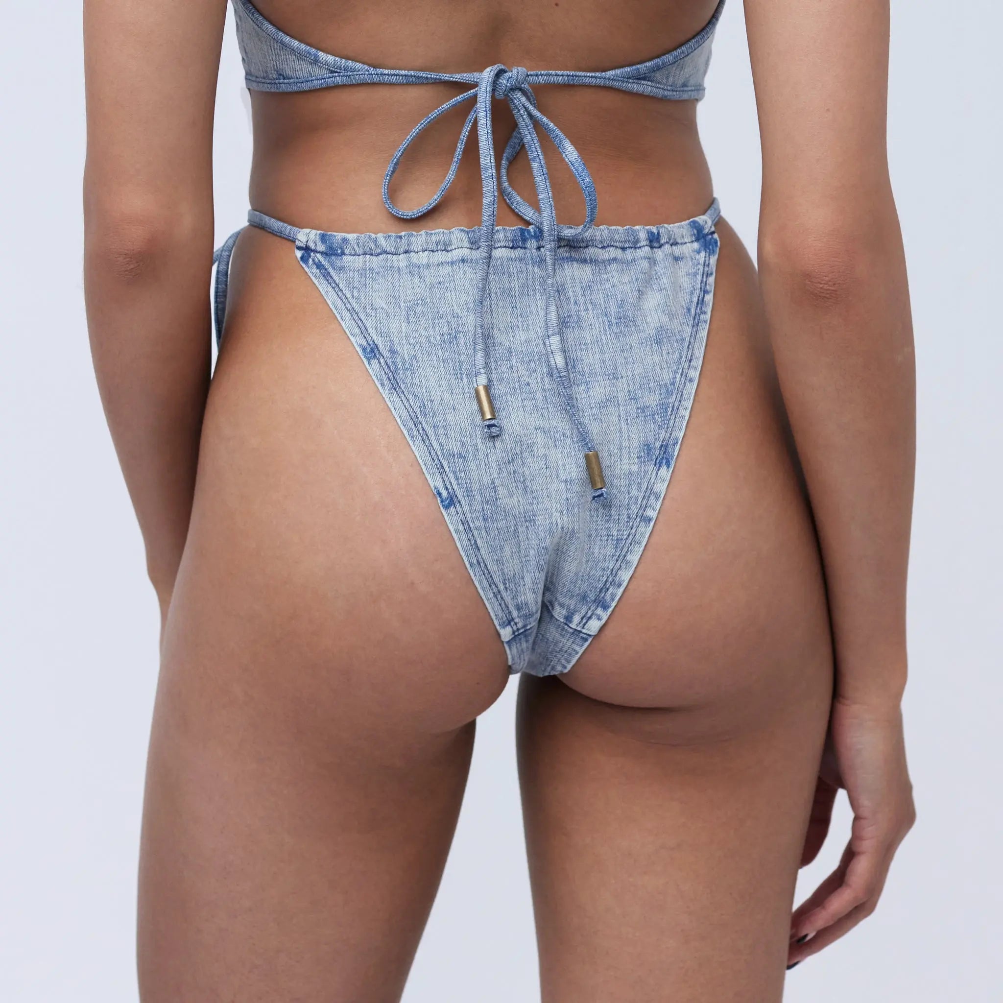 Bleach Denim Multiway Top, Monique Morin Lingerie