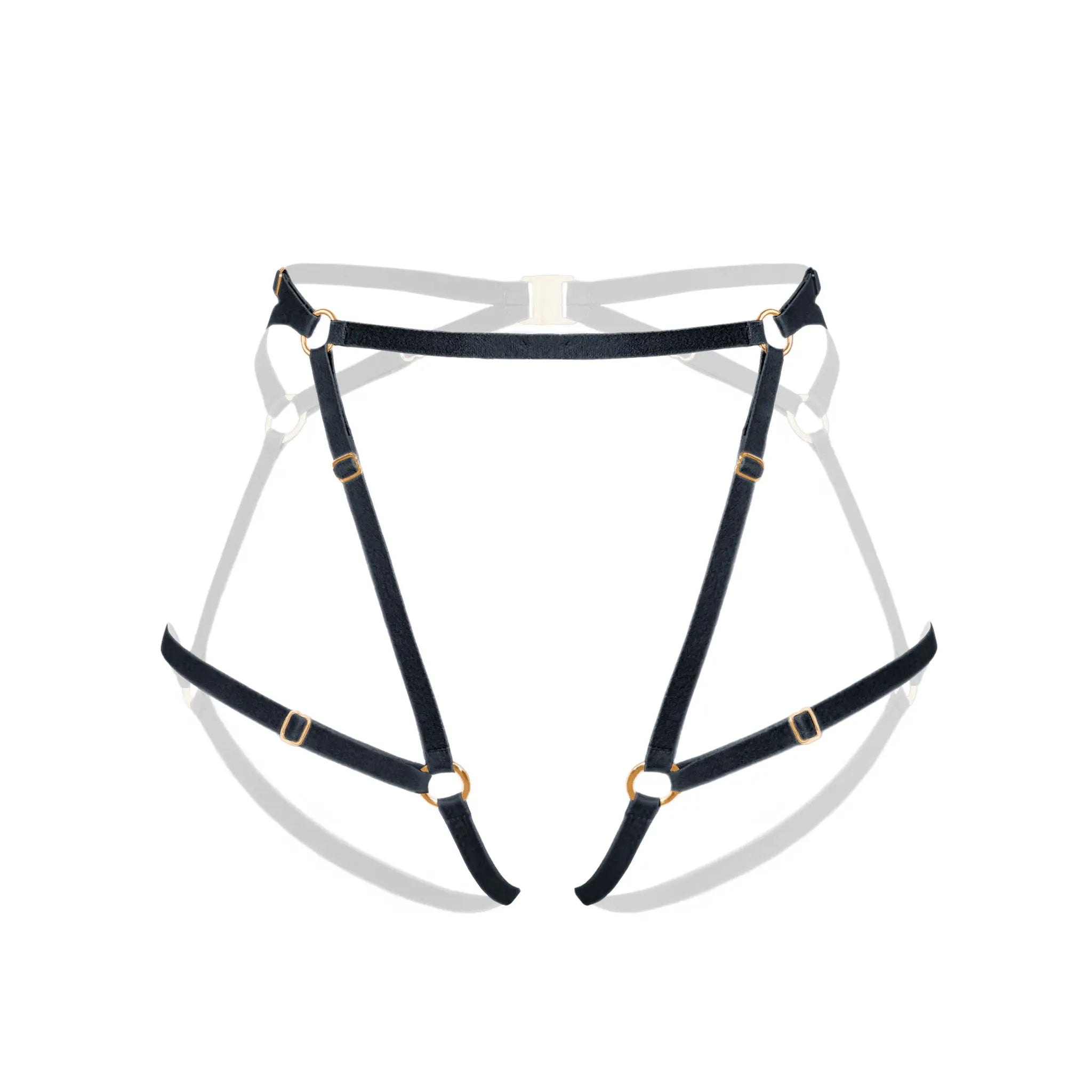 Frisson Harness Black - Monique Morin Lingerie