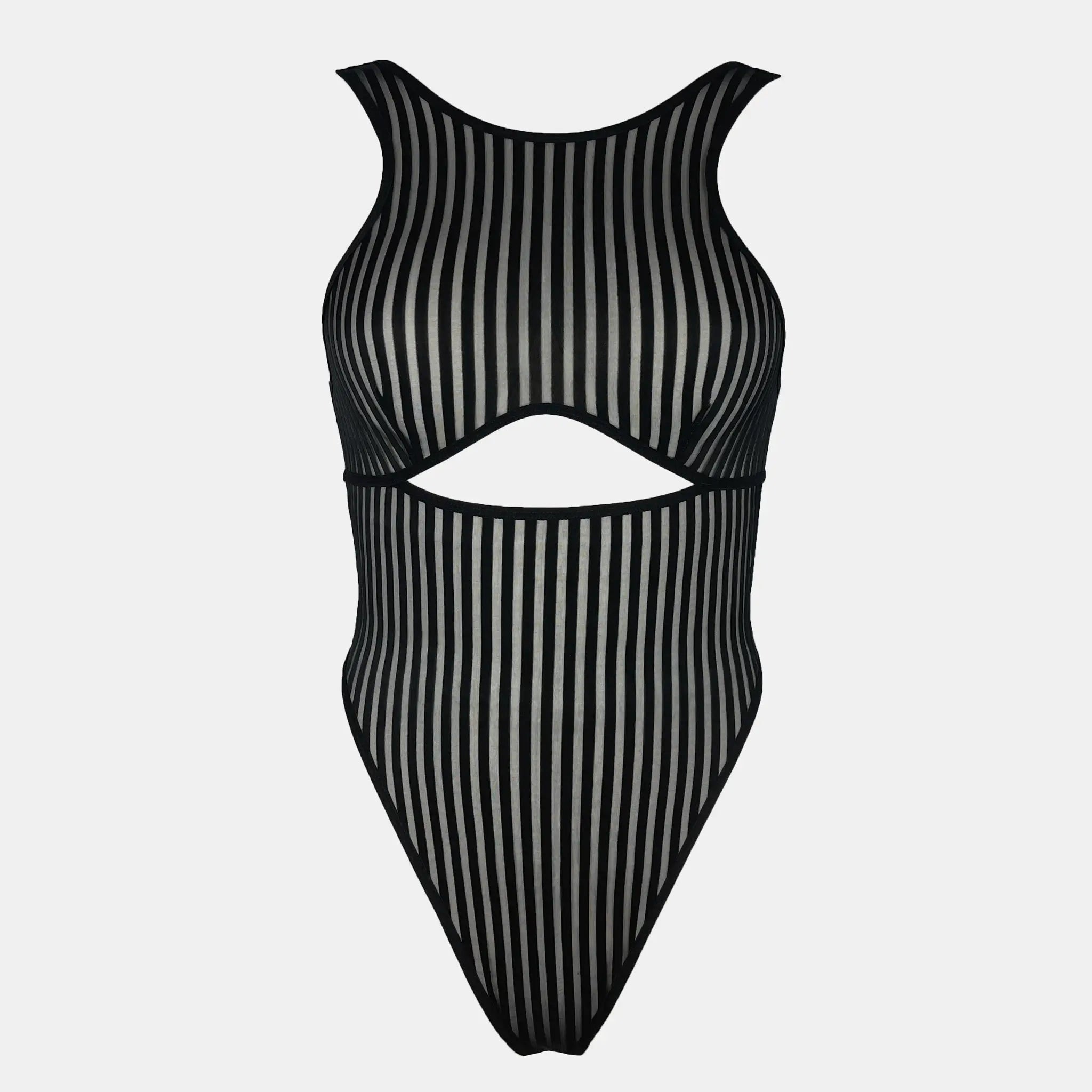 Lightly Lined Cut-Out Bodysuit