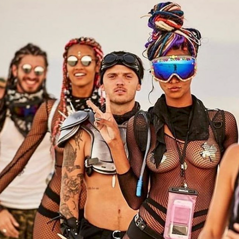 Victoria Secret Models at Burning Man, Neva Nude