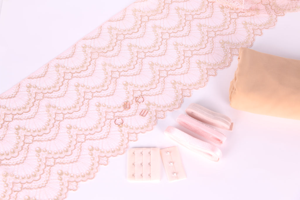 Lace bra kit for the Jasmine Bra Pattern by Ohhh Lulu