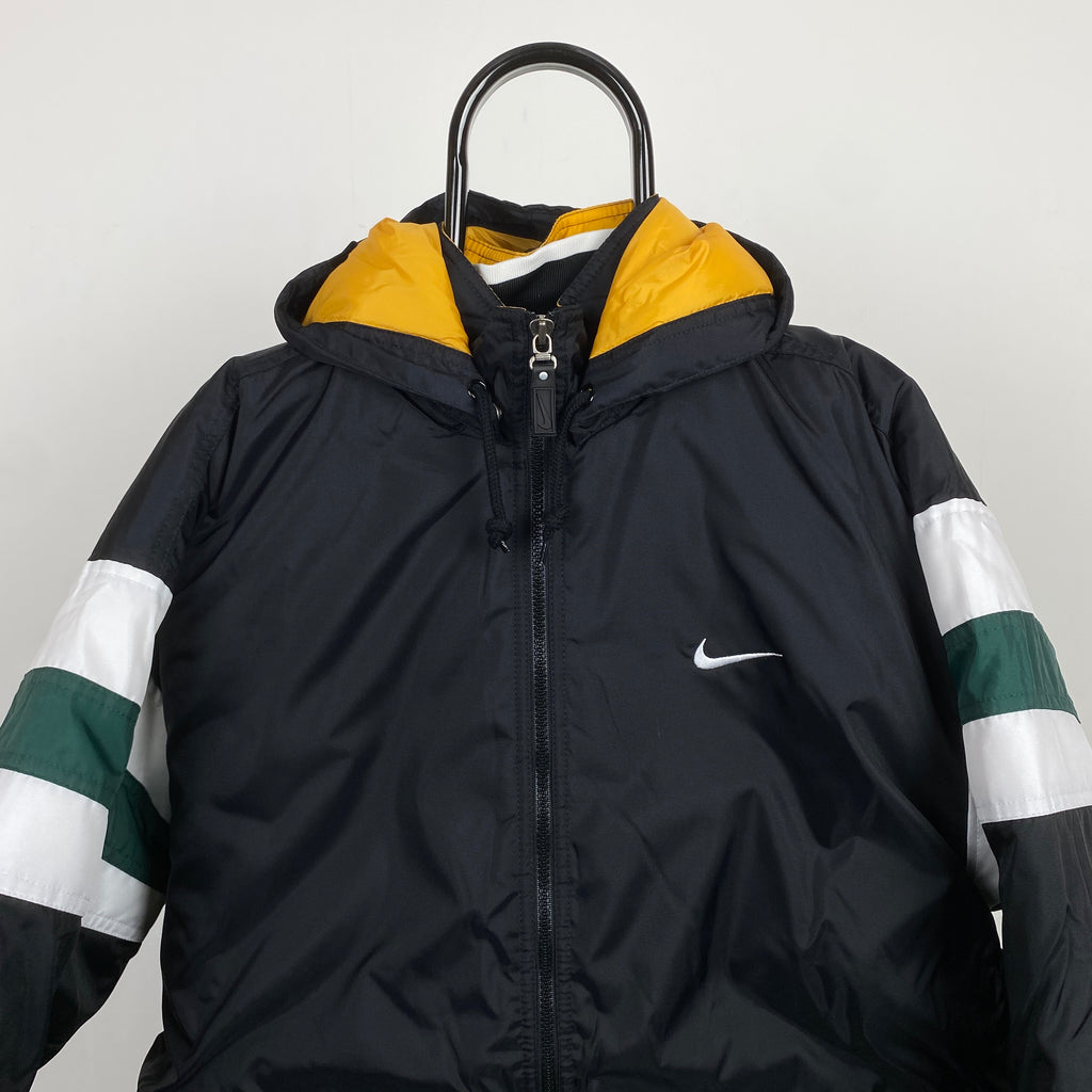 00s Nike Reversible Fleece Puffer Jacket Black Large – Clout Closet