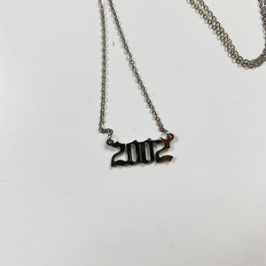 2002 birth year necklace