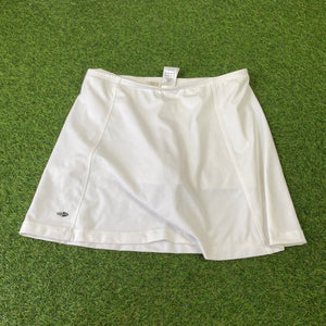 90s Adidas Tennis Skirt Skort White Medium UK8/10