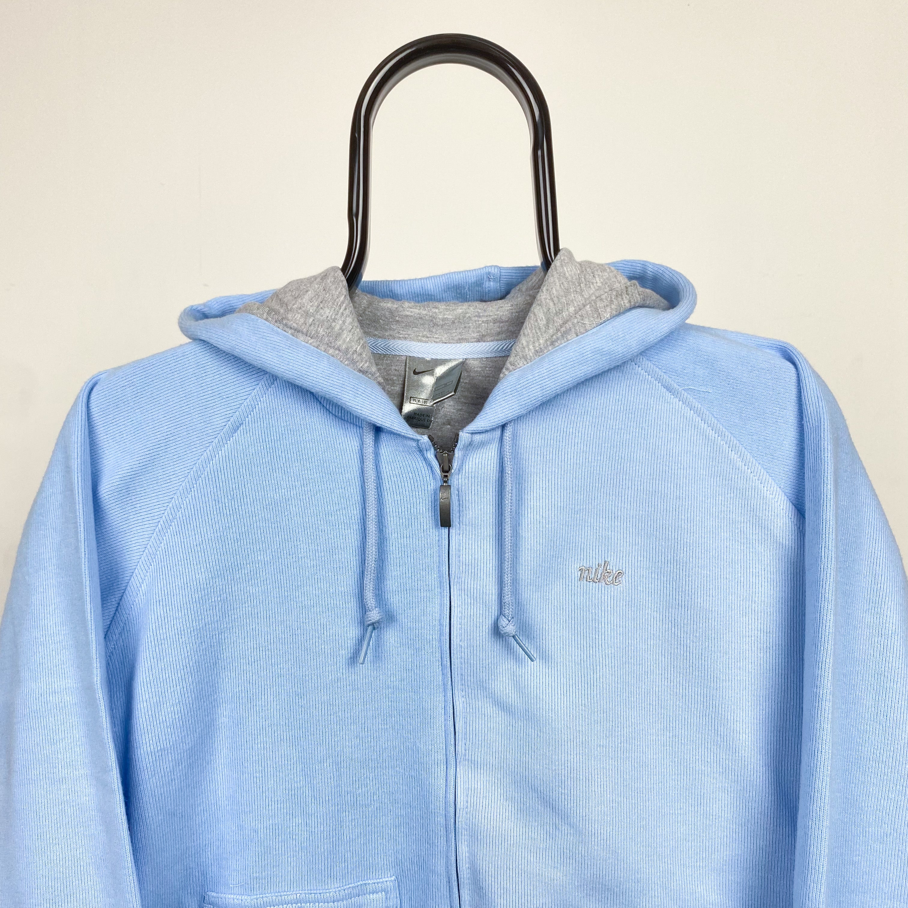 nike baby blue hoodie