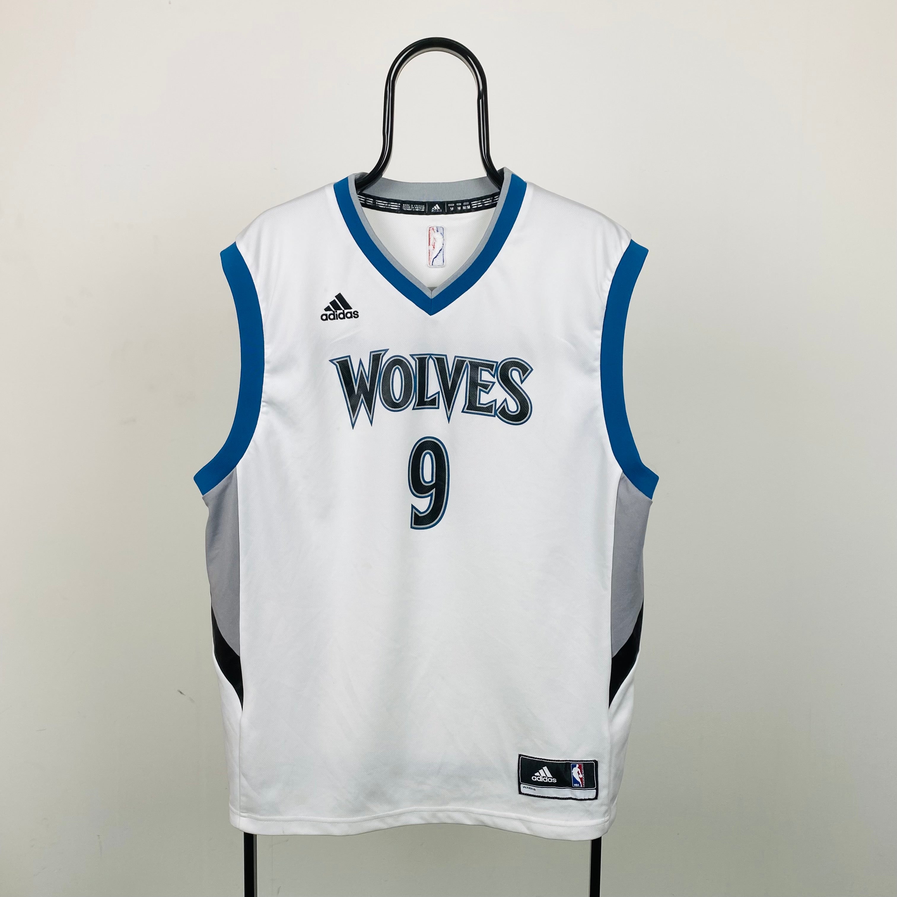 Albany Entender gráfico Vintage Adidas Wolves Basketball Jersey Vest White Medium – Clout Closet