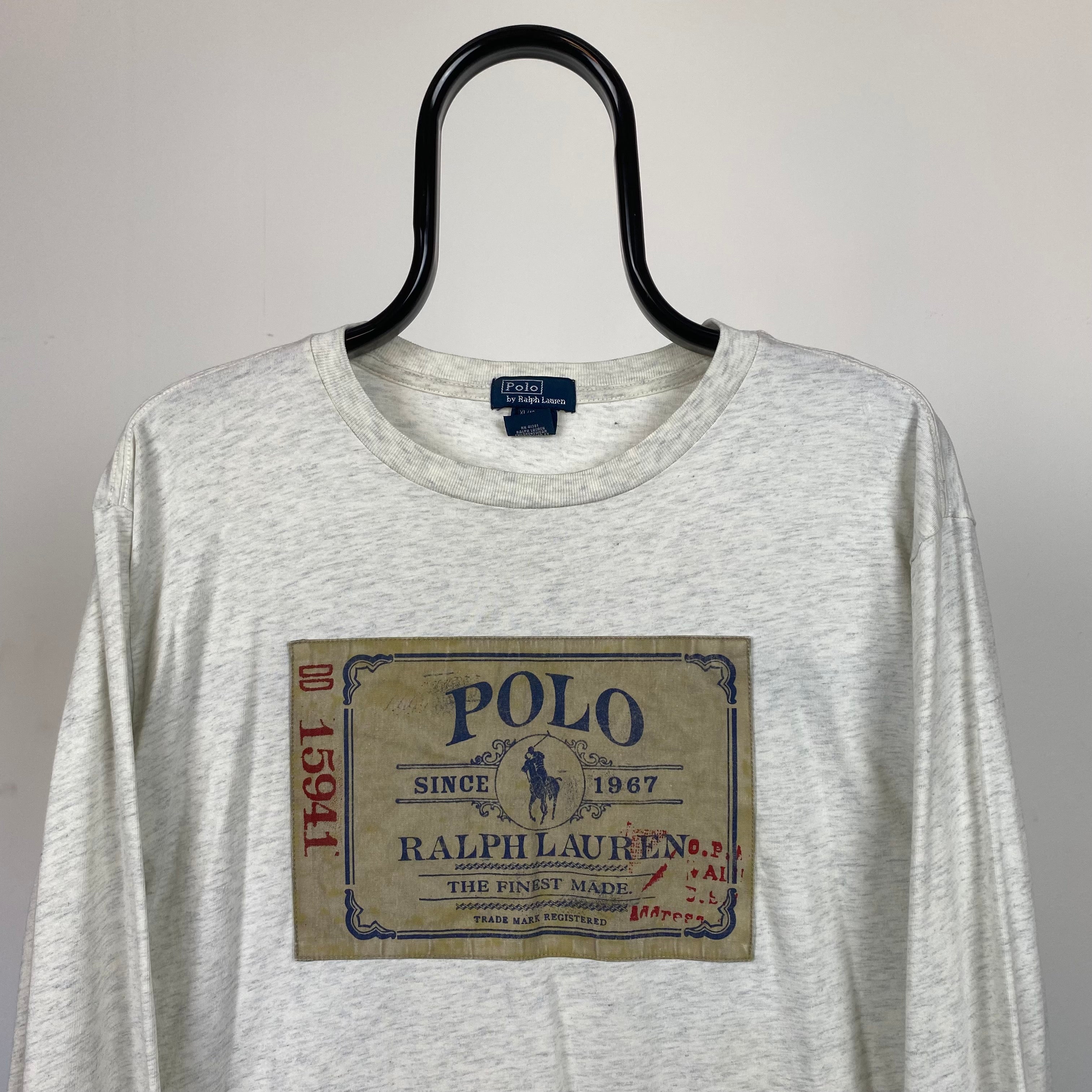 Vintage Polo Ralph Lauren T-Shirt Grey Small – Clout Closet