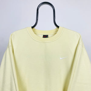 retro yellow nike sweatshirt