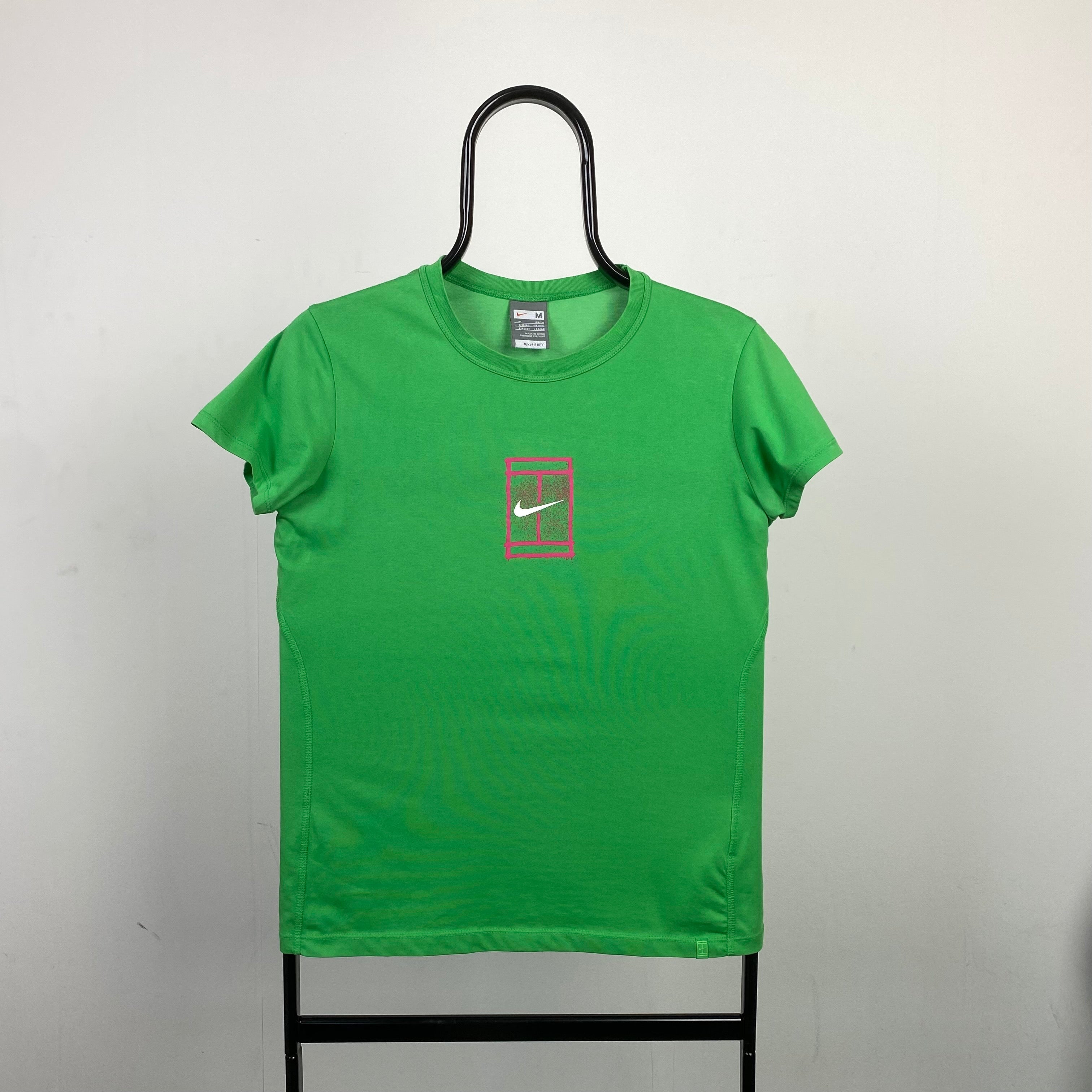 00s Nike Court T-Shirt Green Medium/Small