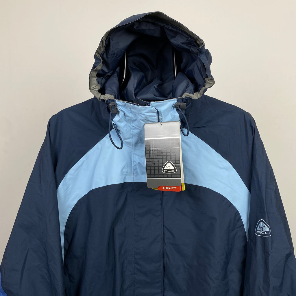 00s Nike ACG Waterproof Windbreaker Jacket Blue Small – Clout Closet