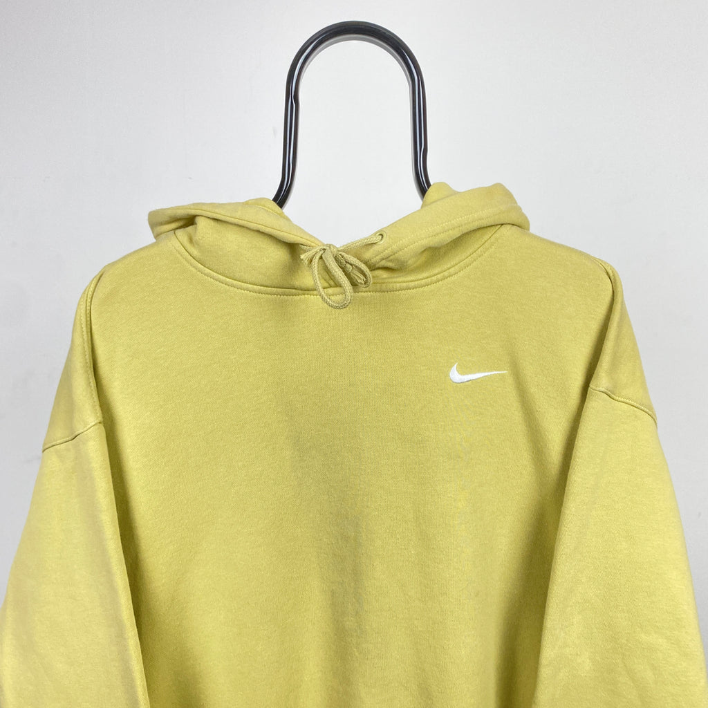 00s Nike Centre Swoosh Sweatshirt Yellow Small – Clout Closet