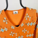 Vintage Lacoste Sweatshirt Orange Small