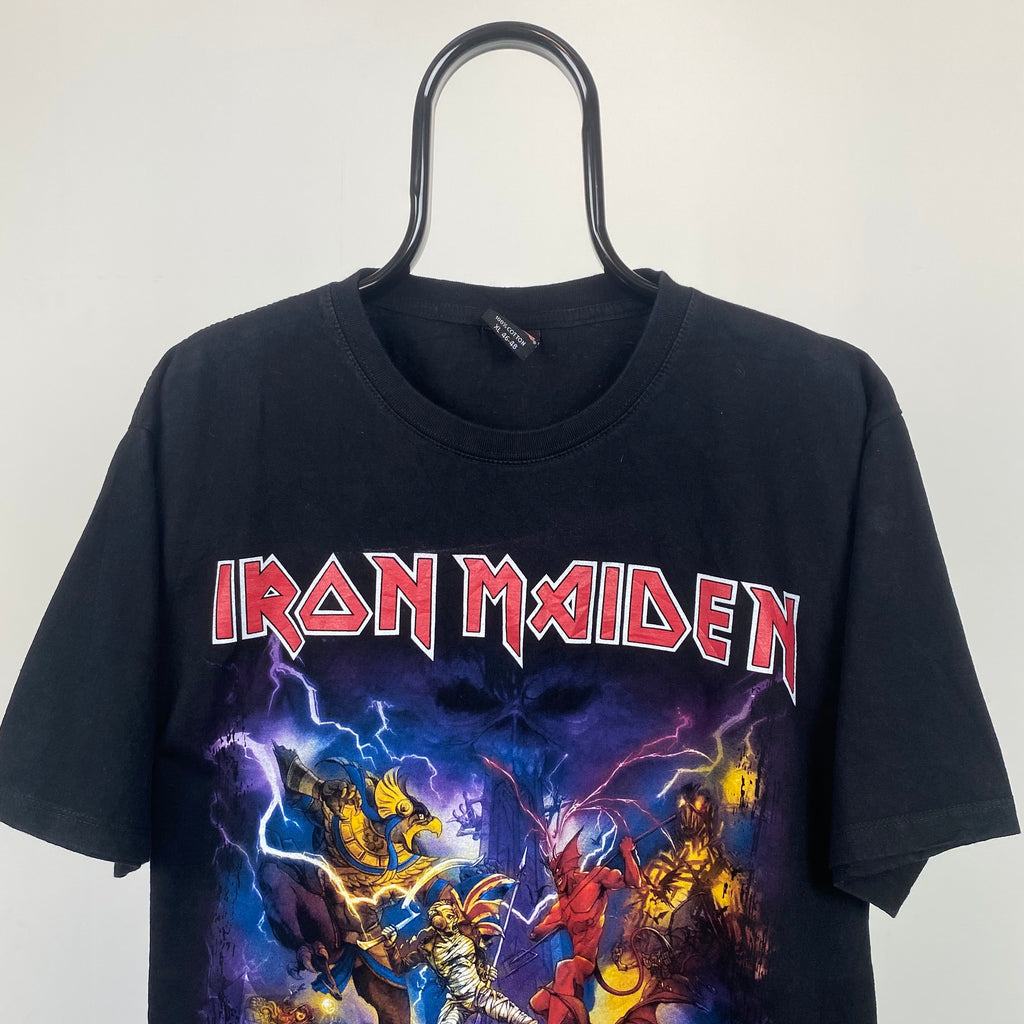 Retro Iron Maiden Cropped T-Shirt Black XL – Clout Closet