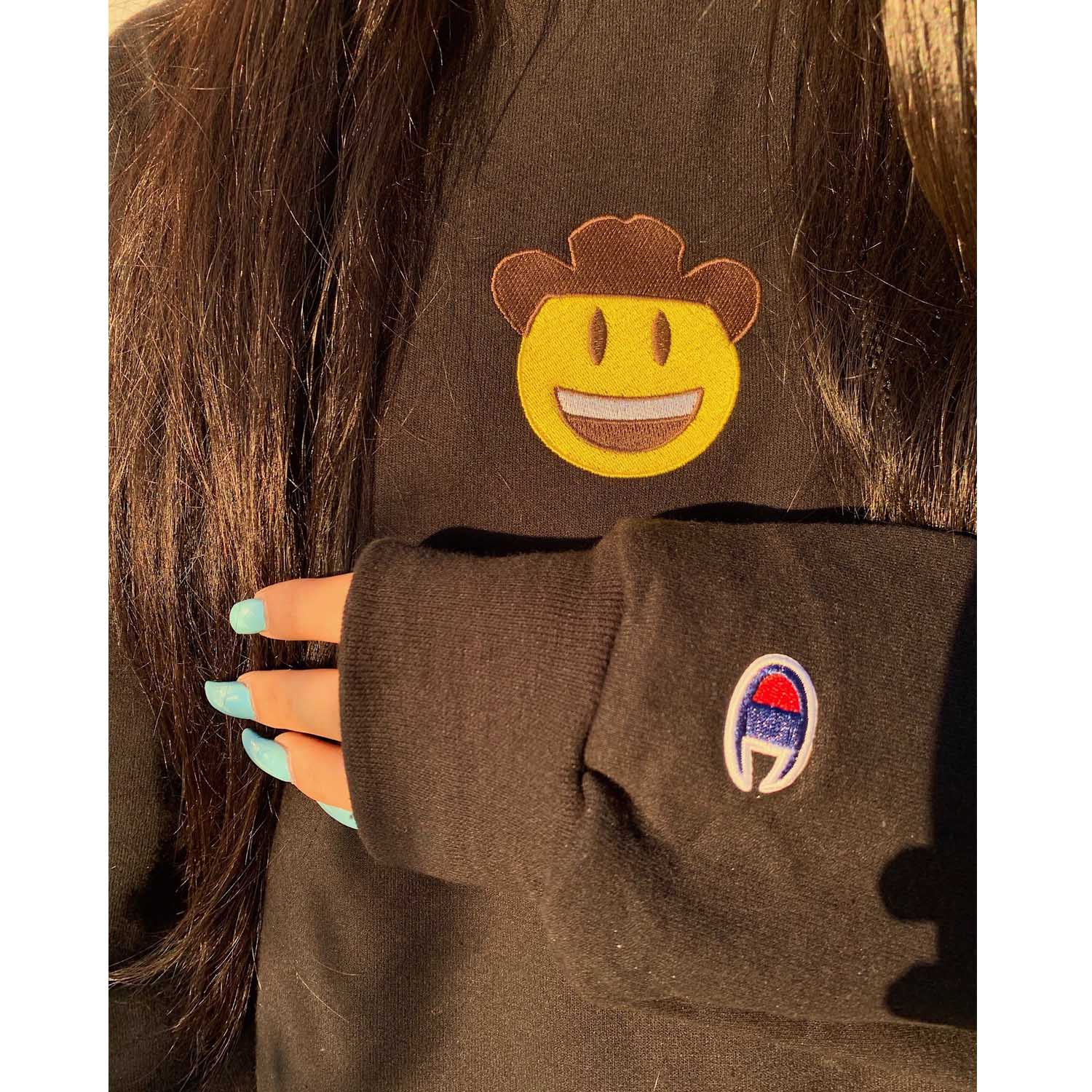 champion emoji hoodie