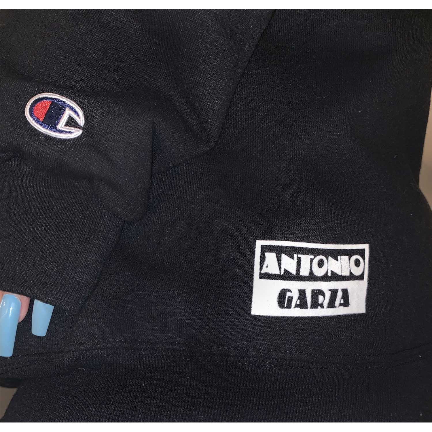 antonio garza x champion hoodie