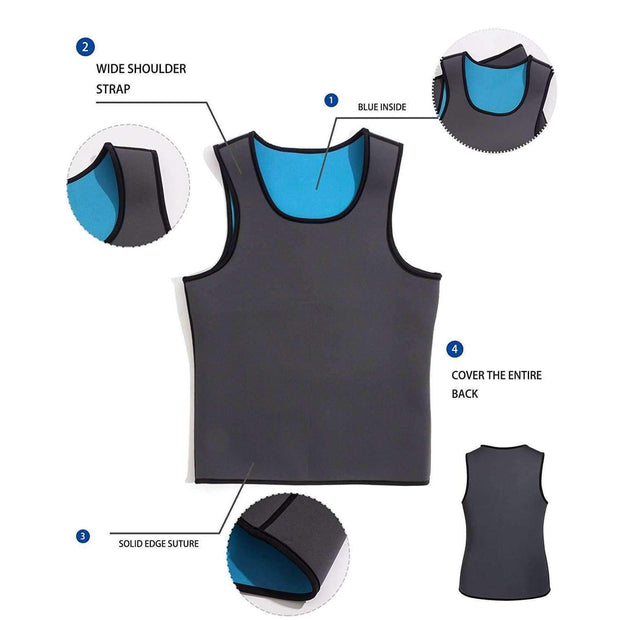 Kewlioo Sauna Vest Size Chart