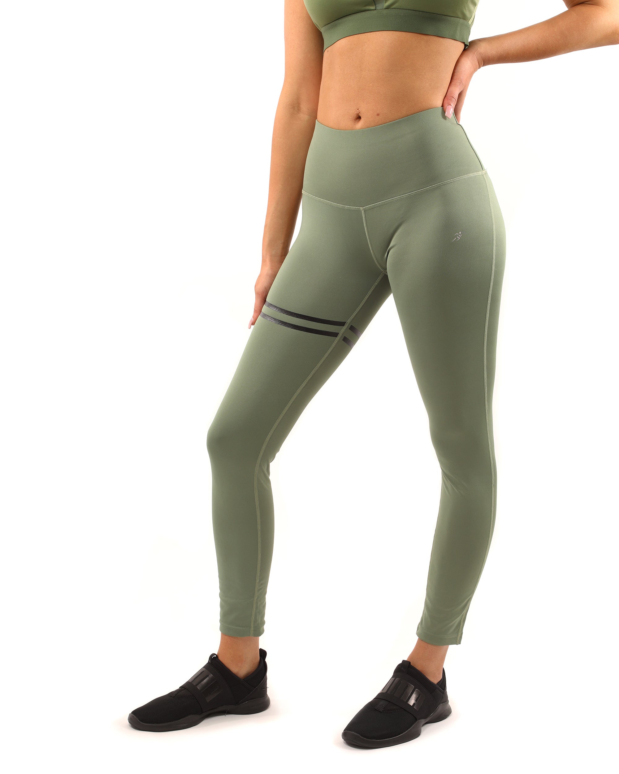 olive green leggings with pockets