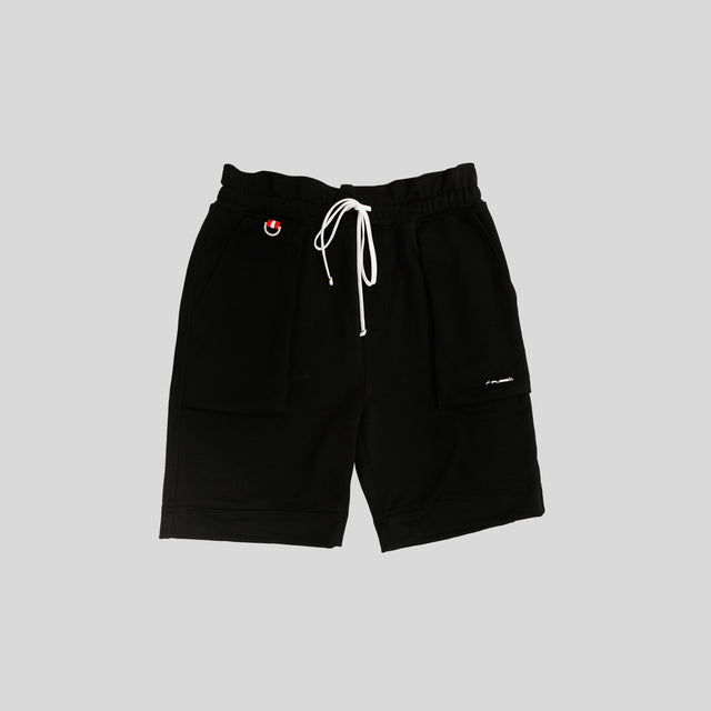 DENSE JOGGER SHORTS - Black