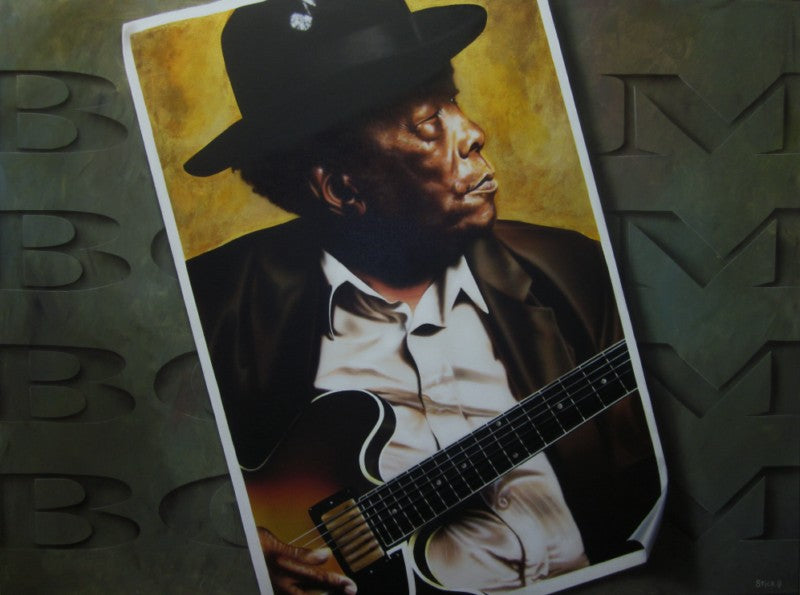 John Lee Hooker - Boom, Boom, Boom, Boom – Michael Godard Art Gallery