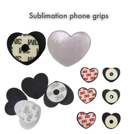 Download Bulk Price Heart Shaped Plain Blank Sublimation Popsocket Phone holders Supplier ...