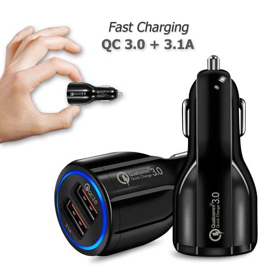 car charger usb and plug