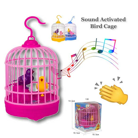 bird in a cage toy