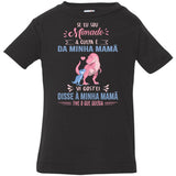 LUCY'S STYLE Kid T-shirt - se eu sou mimado a culpa é da minha mamã T-shirt engraçada para os seus filhos Grande ideia para presente