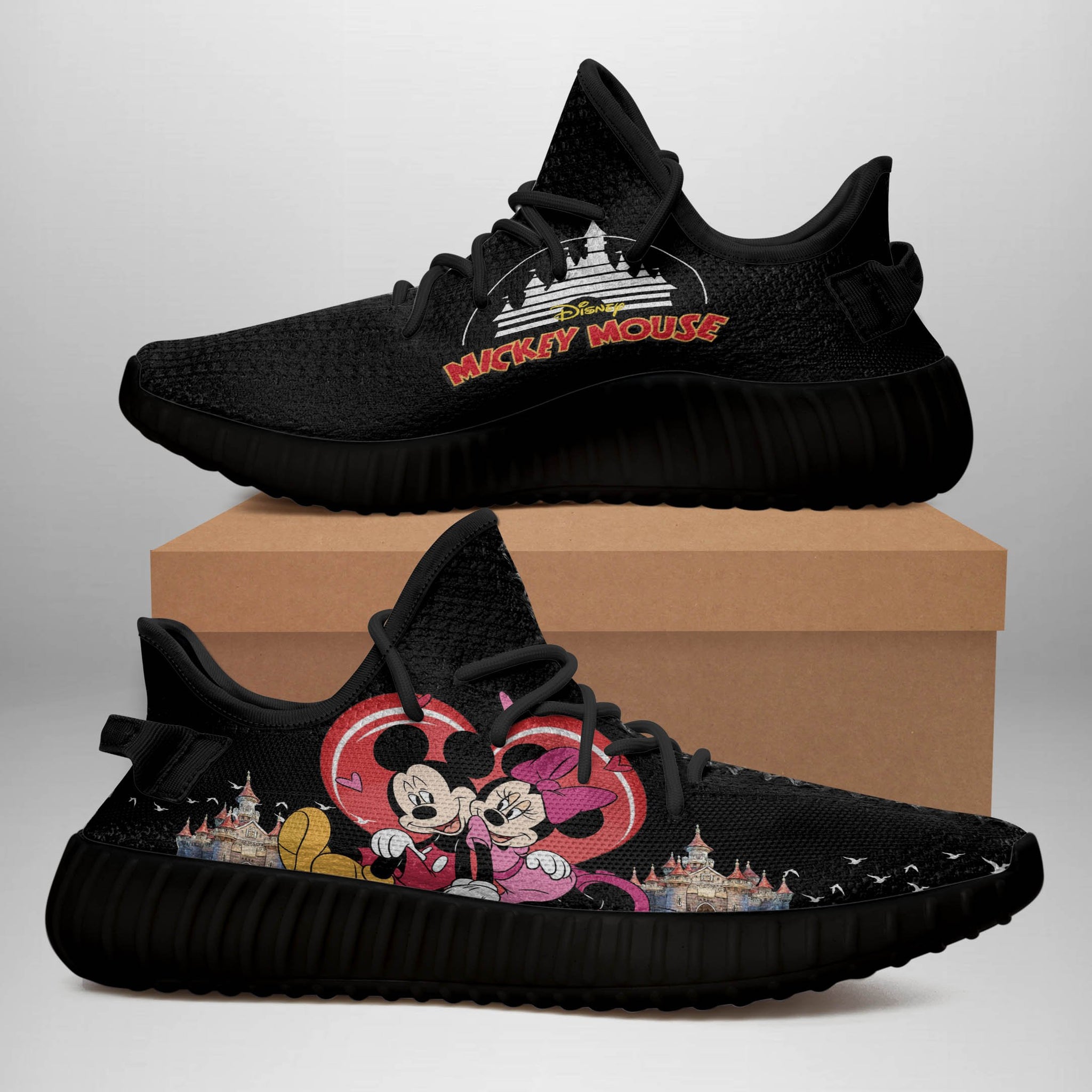 mickey mouse black shoes