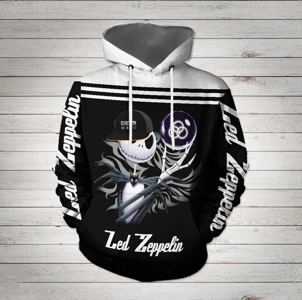 led zeppelin zip hoodie