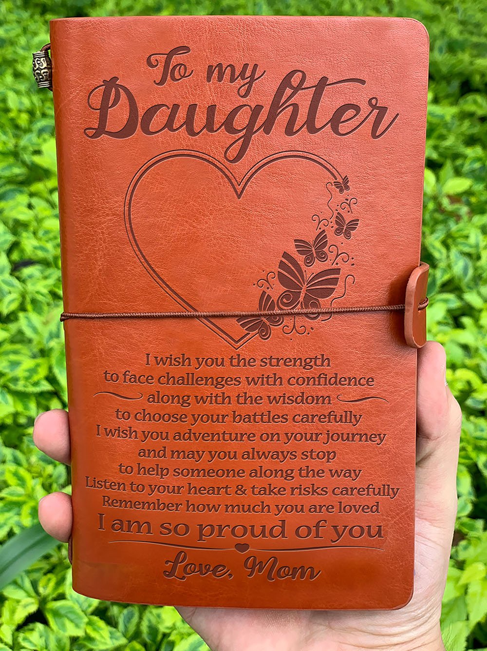 Daughter Mom Proud Of You Vintage Journal Lucy Sstyle