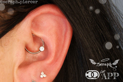 How painful is a Daith piercing? Daith piercing with a Ring?