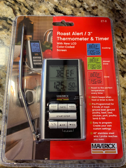 PT-75 Temp & Time Instant-Read Digital Meat Thermometer