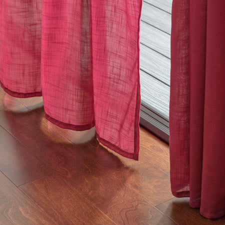 Tan/Cream Crosshatch Shadowstripe Lightweight Drapery Fabric | Home Decor |  Drapery | By The Yard | 54 Inch Wide