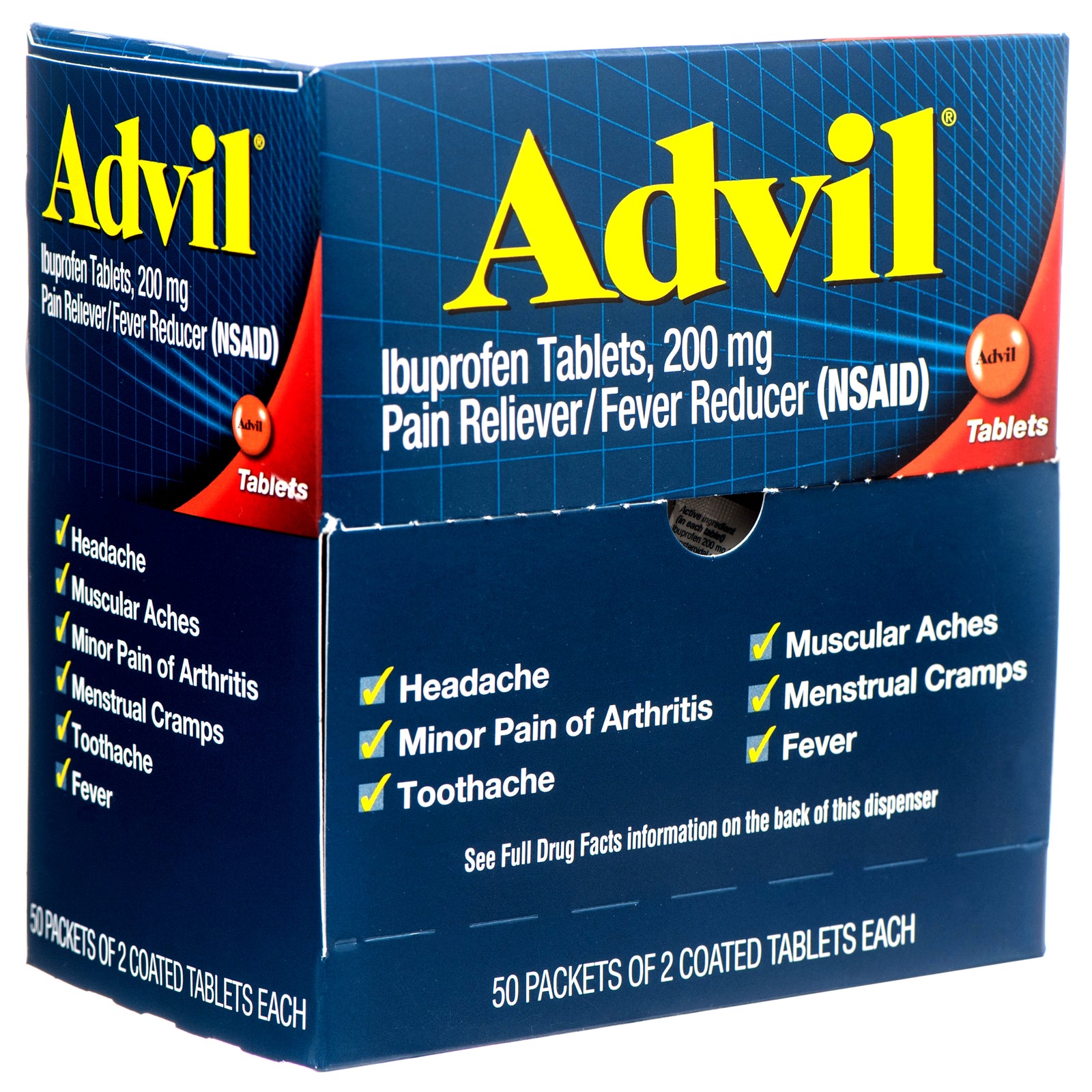 Advil Regular 502ct 50 Pack 