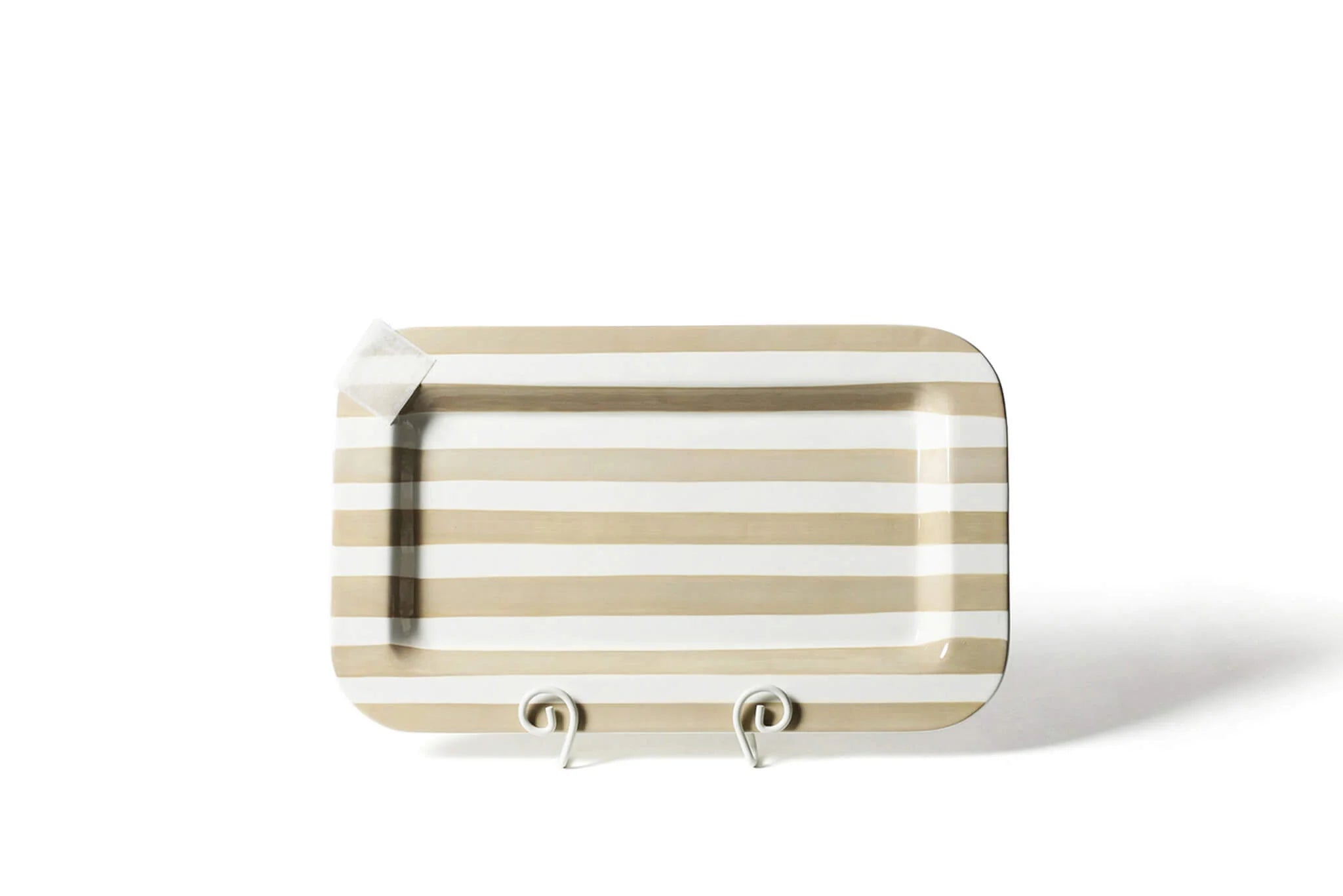 Neutral Stripe Mini Entertaining Platter
