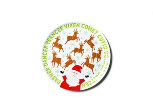 Call Reindeer Melamine Dinner Plate - Persnickety's
