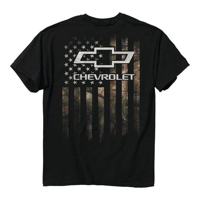 Chevy Camo Accent Flag Tee