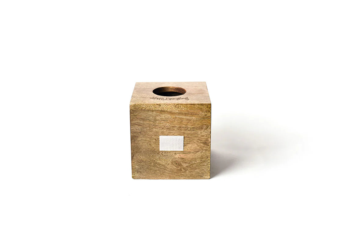 Mini Wood Tissue Box