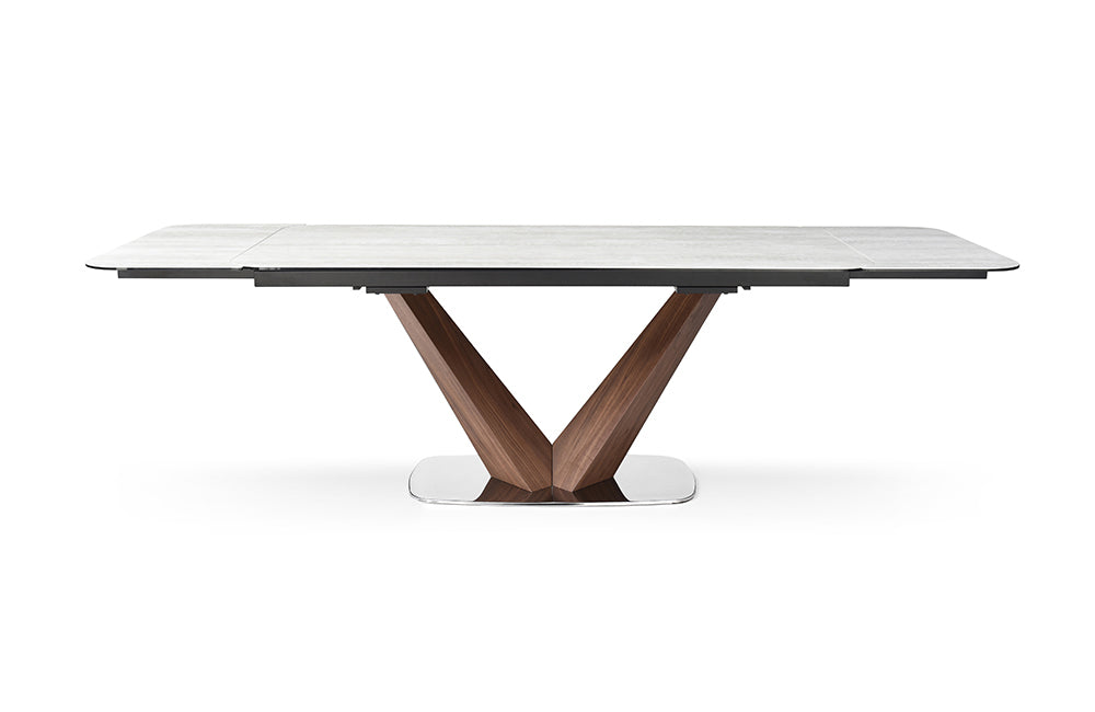 Dark Grey 9188 Table Accompanied by 1218 Swivel Chairs
