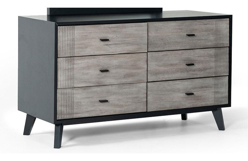 Panther Contemporary Gray Black Dresser Buy Online In Store