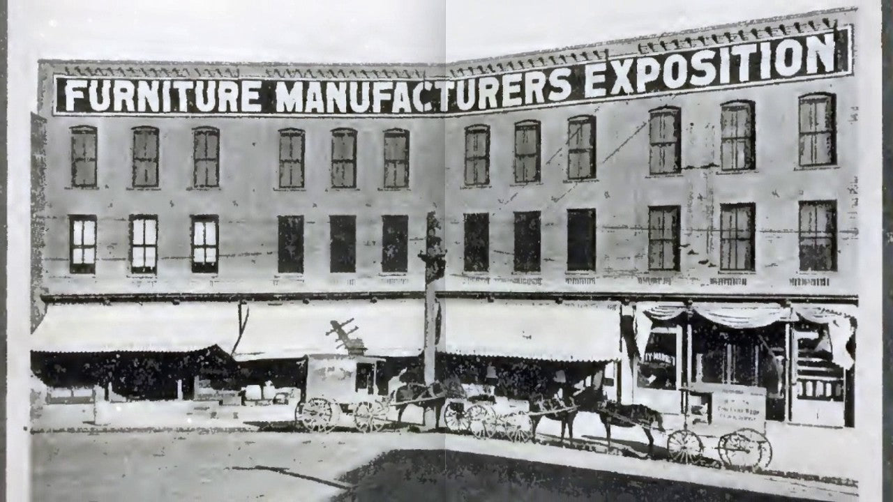 historical shot of furniture building