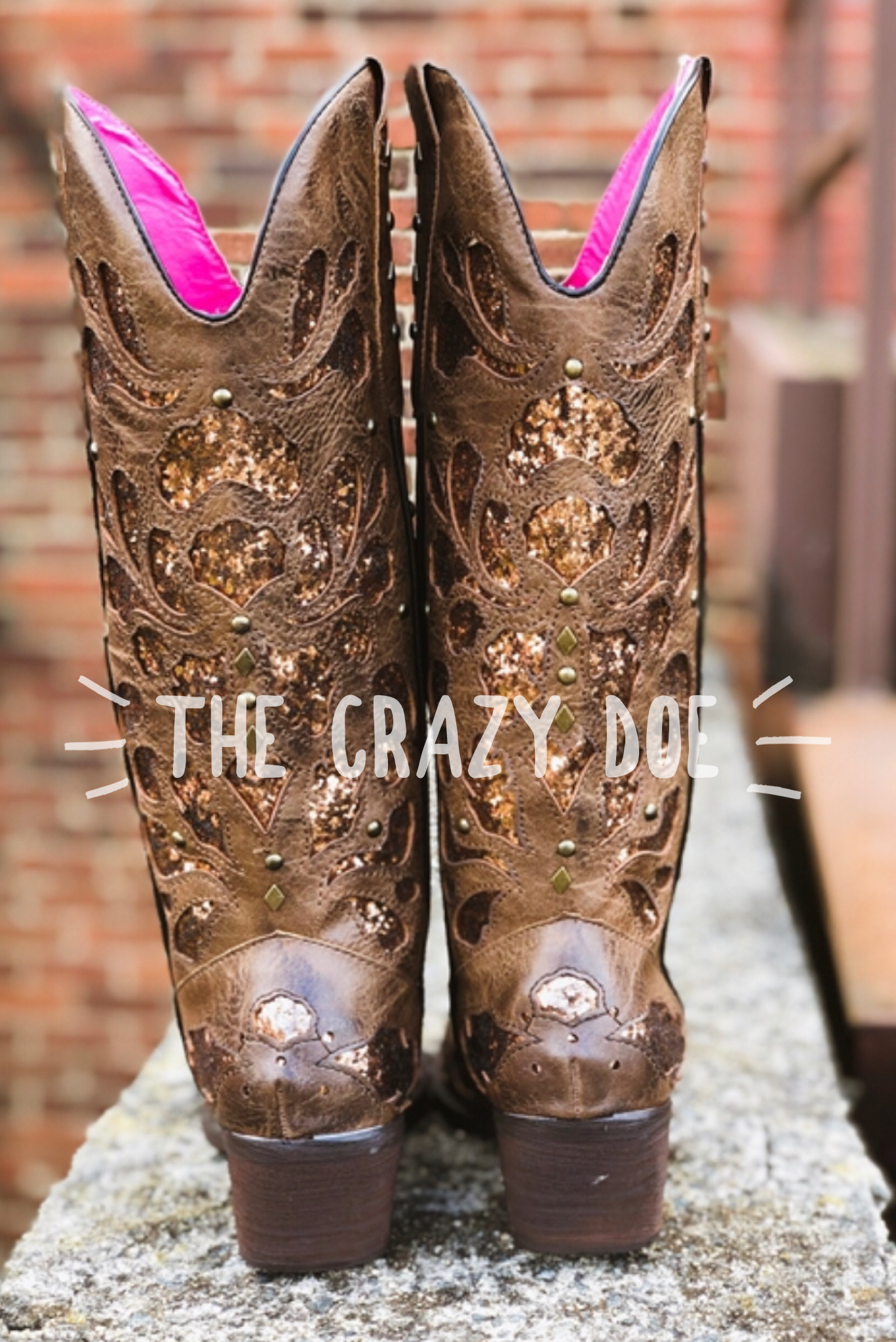 Gone Country Glitter Boots – The Crazy Doe