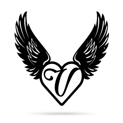 Free Free Heart Wings Svg 231 SVG PNG EPS DXF File